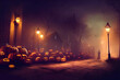 © Illustration - Halloween background.