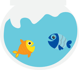 Wall Mural - Fish bowl