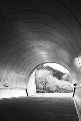 Aufkleber - Interior of entrance of futuristic tunnel