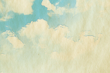 Wall Mural - retro sky pattern