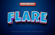 © afpriom - Flare 3d editable text effect style
