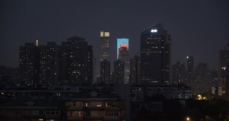 Canvas Print - city at night