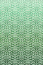 Portrait Background Of Green Japanese Traditional Wave Pattern