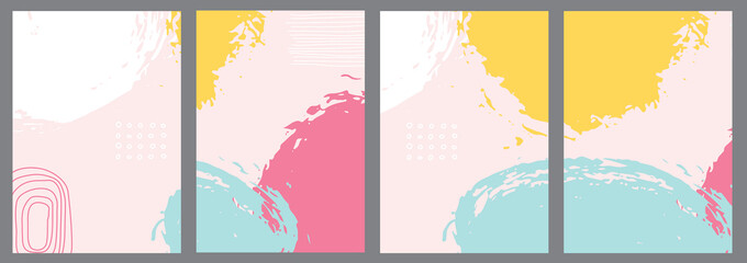 Wall Mural - abstract background. vector banner template for social media, website and business template presenta