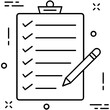 © creativestall - Checklist Line Vector Icon