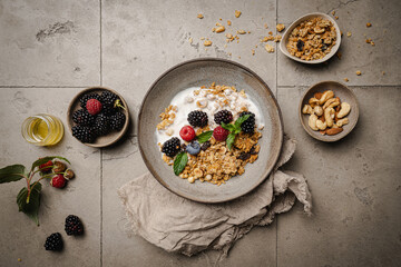 Sticker - Bowl of homemade granola