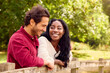© Monkey Business - Loving Mixed Race Couple Leaning On Fence On Walk In Countryside