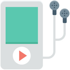 Canvas Print - Ipod Vector Icon