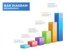 © Inkeye Studio - 3d graph bar diagram chart for business statistics. Vector infographic with steps and options.