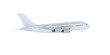 Seitenansicht auf ein Flugzeugmodell eines Passagierflugzeugs