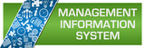 Fototapeta  - Management Information System Blue Green Business Symbols Texture Horizontal 