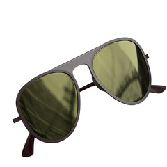 Wall Mural - 3d rendering illustration of pilot sunglasses