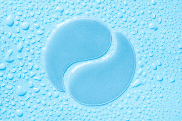 Hydrogel blue eye patches