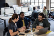© ReeldealHD images - Team of engineers developing technology for robotics