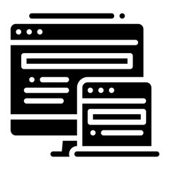 responsive Solid icon