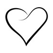 © Gexam - Abstract, stylized heart icon, PNG with transparent background