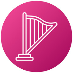 Poster - Harp Icon Style