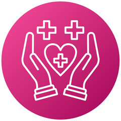 Sticker - Medical Assistance Icon Style