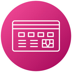 Sticker - Credit Card Icon Style