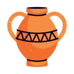 Poster - clay vase icon