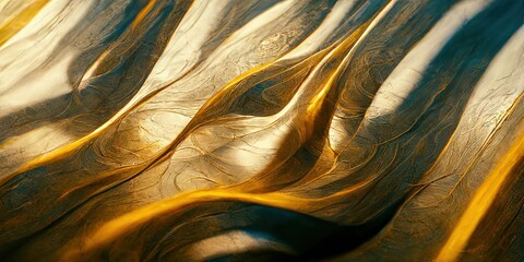 Wall Mural - Swirling golden background