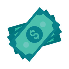 Sticker - money bills icon