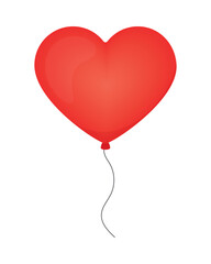 Wall Mural - heart shape balloon