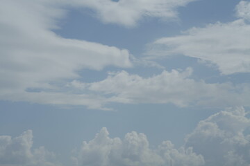 telephoto shot of backlit clouds in the sky texture background