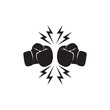 © AR54K4 19 - boxing gloves logo vector icon illustration