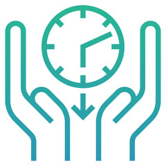 Poster - reduce time icon