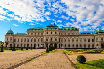 Wall Mural - Upper Belvedere palace in Vienna, Austria