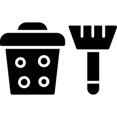 Wall Mural - Cleaning Equipment Icon