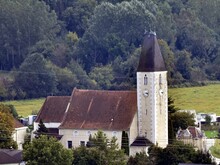 Church In The Village Of The Mountains.Austria.