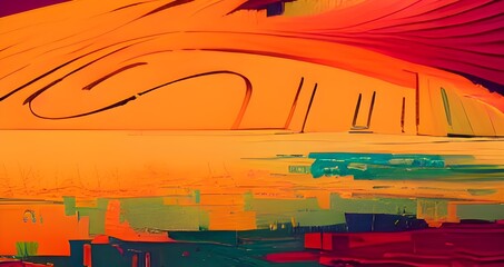 abstract pattern decorated structure illustration