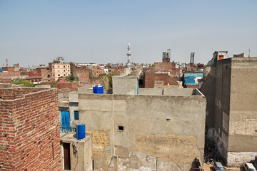 Canvas Print - The panoramic view of Lahore, Punjab province, Pakistan