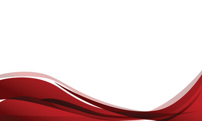 Wall Mural - Wavy abstract red design background