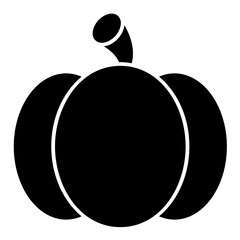 Poster - pumpkin solid icon