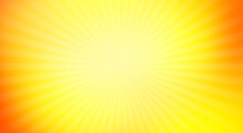 Abstract Blurred Gradient Yellow Light Background. Yellow Smooth Banner Background
