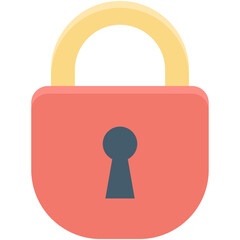 Sticker - Lock Vector Icon