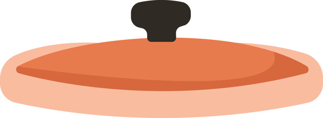 Saucepan lid Kitchen icon. Vector illustration