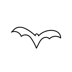 Sticker - flying bat silhouette