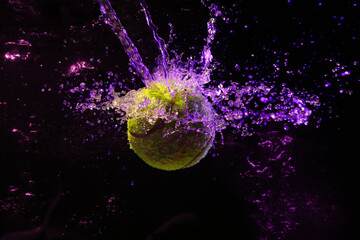 abstract background with water splash
