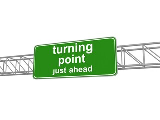 Turning point sign