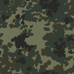 
Army camouflage green shape texture, trendy vector pattern.