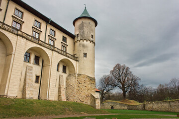 Old Polish Castle  in Nowy Visnich, Poland