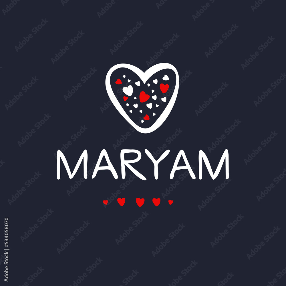 maryam name design images