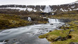 Dynjandi aka Fjallfoss is a waterfall located in Arnarfjörður in the Westfjords region of Iceland