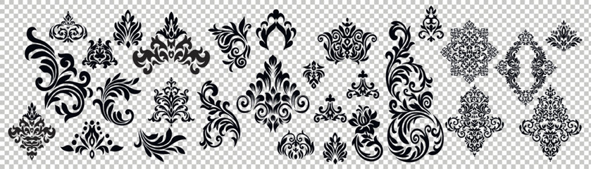 vintage baroque frame scroll ornament engraving border floral retro pattern antique style acanthus f