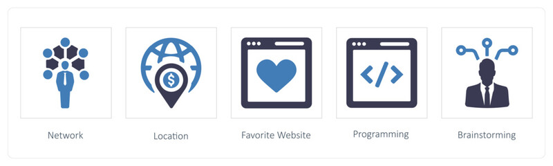Network, Location, Favorite Website