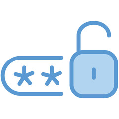 Wall Mural - Correct Password Pin code Protected Security Unlock


